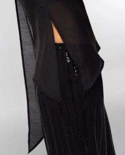 TOP MOONLIT · NEGRO -[品牌] Ventas THE-ARE top negro escote asimetico lazada mujer the are eci img 3