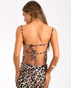 TOP BEGGIN' ME · LEOPARDO -[品牌] Ventas THE-ARE top print leopardo tirantes conjunto mujer the are eci img 2