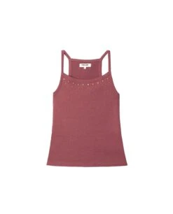 TOP LOST IN SUN · BLUSH -[品牌] Ventas THE-ARE top tirantes blush tachuelas doradas mujer the are eci img 5