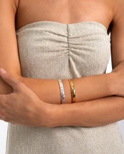 VESTIDO LEAVING HOME · BEIGE -[品牌] Ventas THE-ARE vestido corto beige lurex brillo palabra honor mujer the are eci img 4