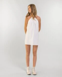 VESTIDO MIDSUMMER · BLANCO -[品牌] Ventas THE-ARE vestido corto blanco halter mujer the are eci img 2