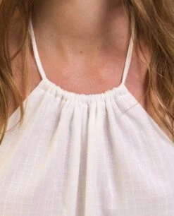 VESTIDO MIDSUMMER · BLANCO -[品牌] Ventas THE-ARE vestido corto blanco halter mujer the are eci img 4