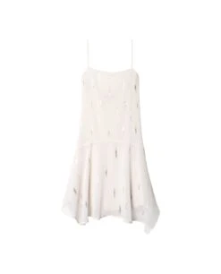 VESTIDO SUN'S UP ·BLANCO -[品牌] Ventas THE-ARE vestido corto blanco tirantes volantes mujer the are eci img 5