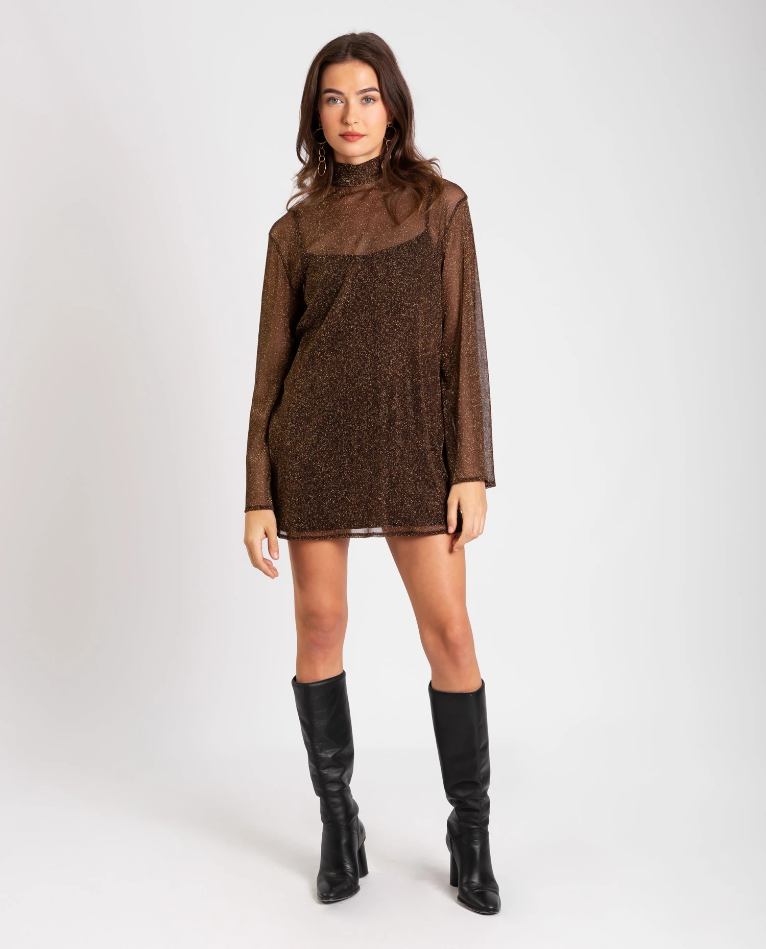 VESTIDO LAST NIGHT · COBRE 3 VESTIDO LAST NIGHT · COBRE - Imagen 3