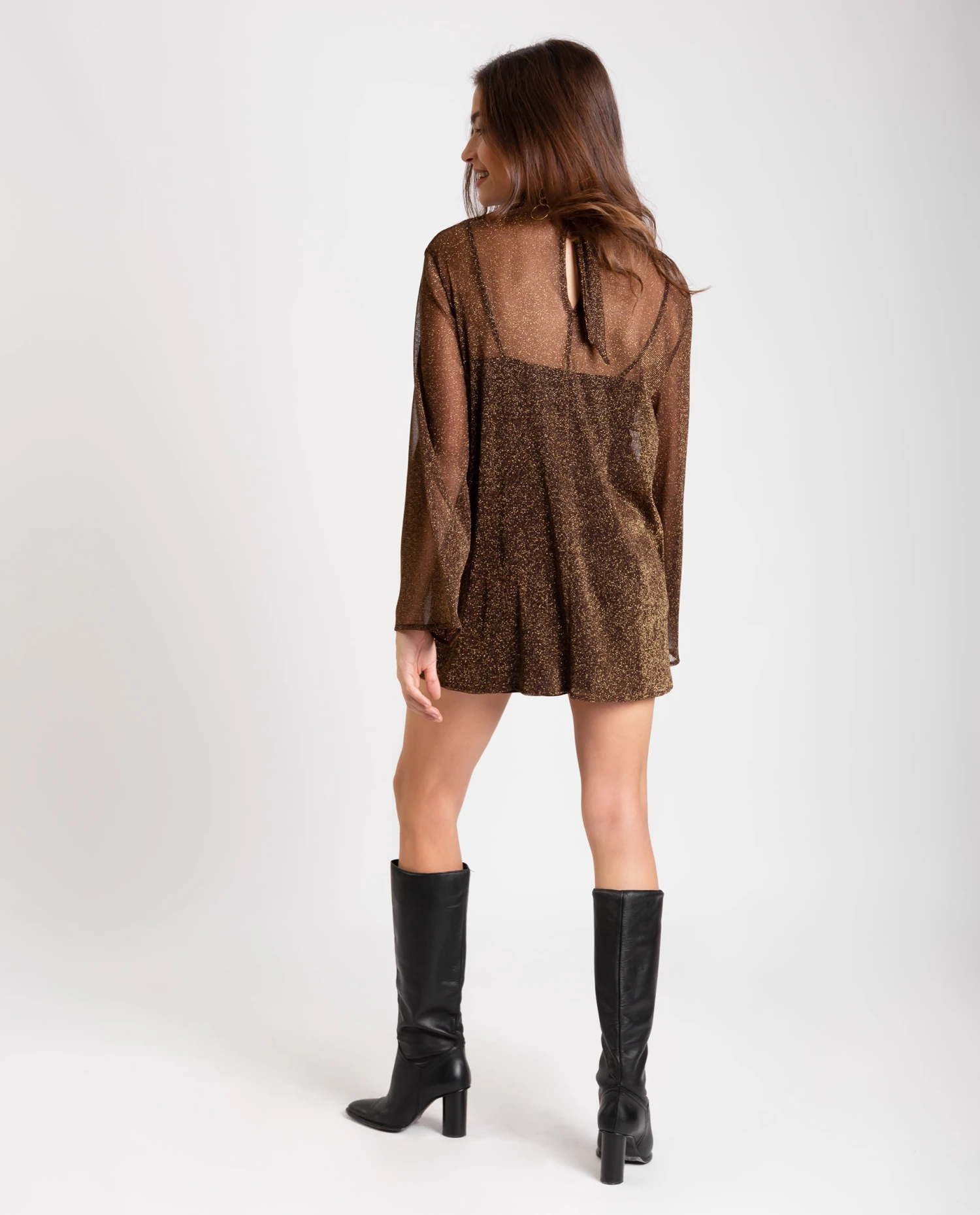 VESTIDO LAST NIGHT · COBRE 6 VESTIDO LAST NIGHT · COBRE - Imagen 6