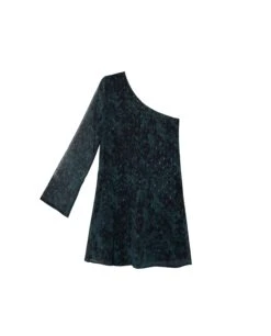 VESTIDO EVER YOU MEET · ESTAMPADO -[品牌] Ventas THE-ARE vestido corto estampado verde luerex manga larga asimetrico fiesta mujer the are 5