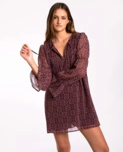 VESTIDO BREEZY AVENUE · MARRÓN