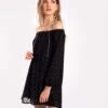 VESTIDO STARRY BLISS · NEGRO