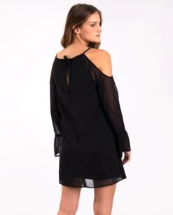 VESTIDO MAGIC DREAM · NEGRO -[品牌] Ventas THE-ARE vestido corto negro plumeti manga larga fiesta mujer the are eci img 3 a3d7ab36 8926 4d7b 9a2a 0389e2183f55