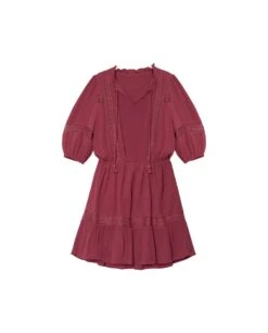 VESTIDO IT GIRL · ROSA -[品牌] Ventas THE-ARE vestido corto rosa manga abullonada mujer the are eci img 5