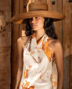 VESTIDO GABRIELA · ESTAMPADO -[品牌] Ventas THE-ARE vestido estampado midi escote halter falda asimetrica invitada mujer the are 9 df9a0ded 2409 4934 a914 65fc0b6b1351