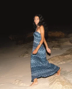 VESTIDO INÉS · AZUL MARINO