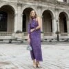 VESTIDO LÉONIE · MORADO