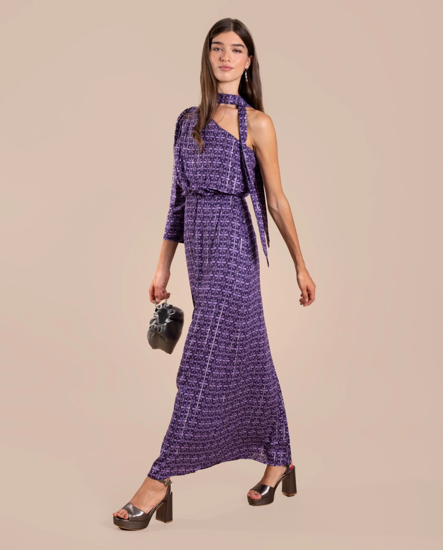 VESTIDO LÉONIE · MORADO 3 VESTIDO LÉONIE · MORADO - Imagen 3