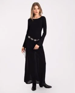 VESTIDO EVENING MEMORIES · NEGRO