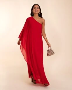 VESTIDO MRS. RIVERA · ROJO