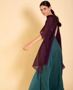 VESTIDO MRS. HUDSON · VERDE BOTELLA -[品牌] Ventas THE-ARE vestido largo tirantes verde vuelo abertura invitada boda evento mujer the are 00009