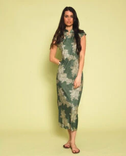 VESTIDO JADE BLOOM · VERDE