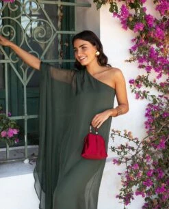 VESTIDO MRS. RIVERA · VERDE
