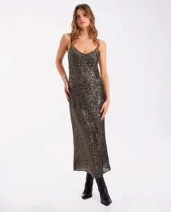 VESTIDO LAST TOUCH UP · PLOMO