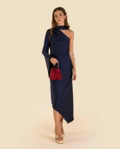 VESTIDO MRS. CORTÉS · AZUL MARINO