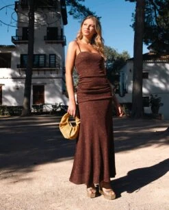 VESTIDO MARTINA · BURDEOS