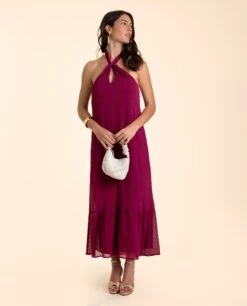 VESTIDO MARBELLA · CIRUELA