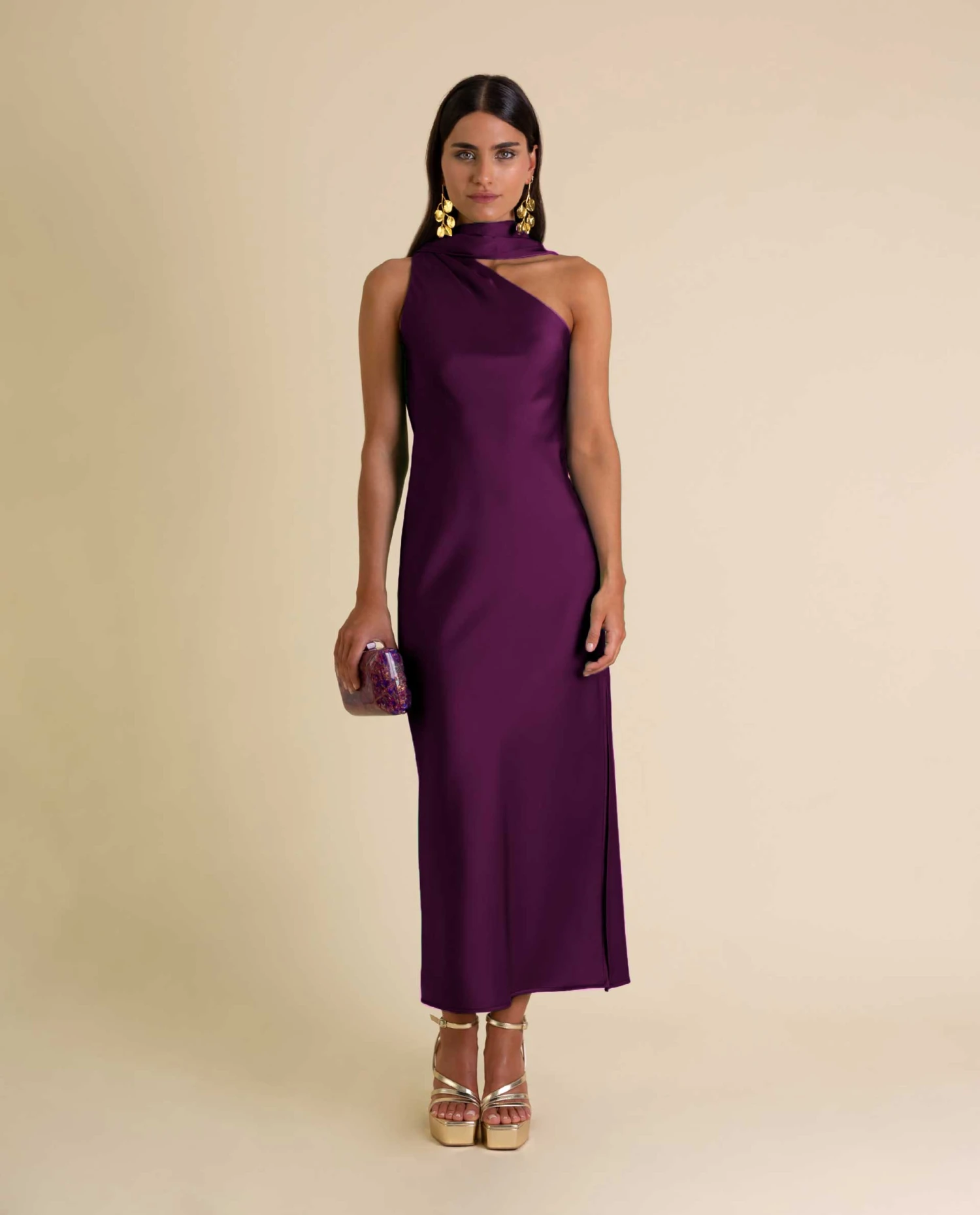 VESTIDO MRS. ABRIL · CIRUELA 6 VESTIDO MRS. ABRIL · CIRUELA - Imagen 6