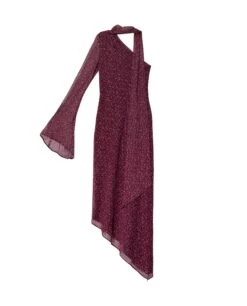 VESTIDO CHLOÉ · ESTAMPADO -[品牌] Ventas THE-ARE vestido midi estampado asimetrico fular eventos mujer the are eci img 5