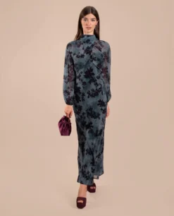 VESTIDO ELOISE · ESTAMPADO -[品牌] Ventas THE-ARE vestido midi estampado azul tirantes lencero eventos mujer the are 1 970c4f49 0799 47e6 bda0 29332a80d145 scaled