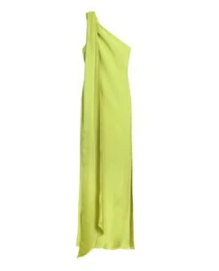 VESTIDO MRS. ABRIL · VERDE LIMA -[品牌] Ventas THE-ARE vestido midi lima asimetrico lazada cuello elegante mujer the are eci img 5