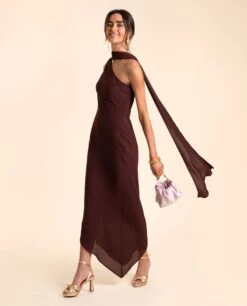 VESTIDO ALHAMBRA · MARRÓN