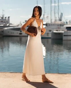 VESTIDO GOLDEN BRUNCH · BEIGE