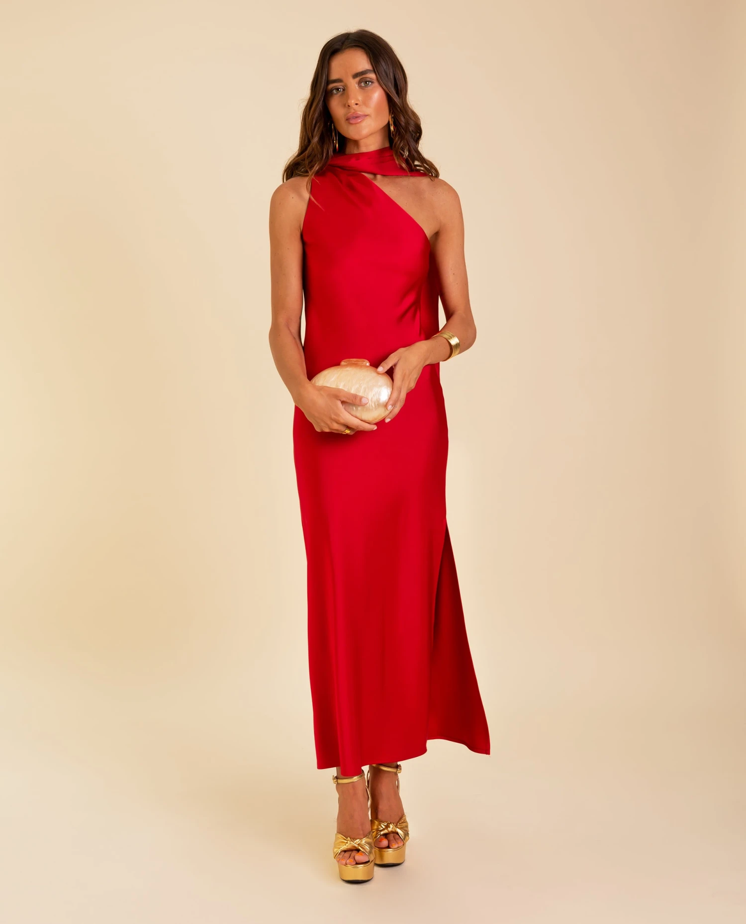 VESTIDO MRS. ABRIL · ROJO 2 VESTIDO MRS. ABRIL · ROJO - Imagen 2