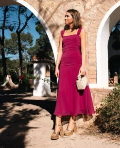 VESTIDO CANDELA · CEREZA