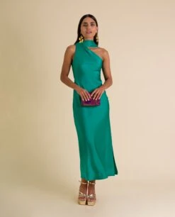 VESTIDO MRS. ABRIL · VERDE -[品牌] Ventas THE-ARE vestido midi verde lazada mujer the are 2 38d9599d b14b 4190 9519 8e100586fc0e