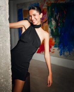 VESTIDO TAKE IT EASY · NEGRO -[品牌] Ventas THE-ARE vestido mini negro lazada foulard fiesta mujer the are 7adc2499 7243 473c 9667 6e5fc0666bc5