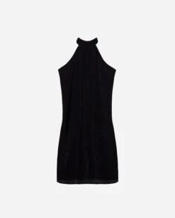 VESTIDO IT WAS EPIC · NEGRO -[品牌] Ventas THE-ARE vestido negro corto escote halter espalda descubierta fiesta mujer the are eci img 5