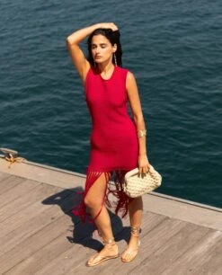 VESTIDO SALT AIR · ROJO