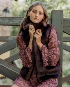 VESTIDO BREEZY AVENUE · MARRÓN -[品牌] Ventas THE-ARE vestido y chaleco scaled