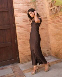 VESTIDO CÓRDOBA · MARRÓN -[品牌] Ventas THE-ARE w IMG 9748